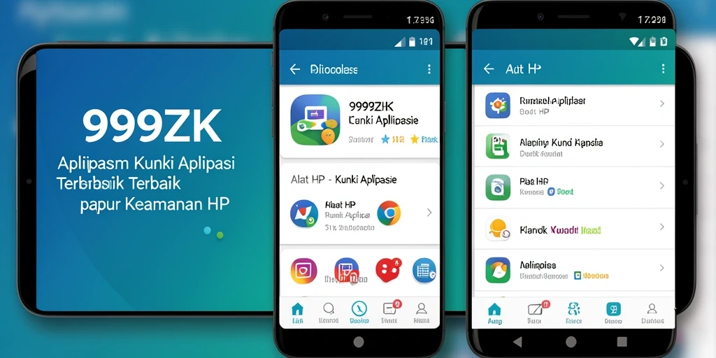 Tampilan antarmuka 999ZK yang intuitif dan menarik.