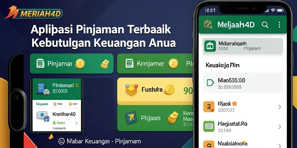 Tampilan antarmuka pengguna aplikasi MERIAH4D untuk pengajuan pinjaman.