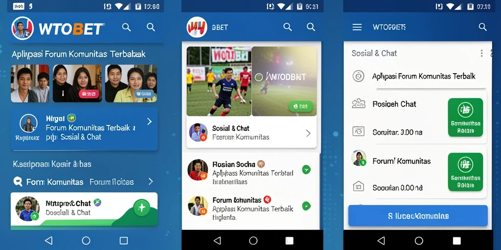 Tampilan antarmuka pengguna aplikasi WTOBET yang menarik dan interaktif.
