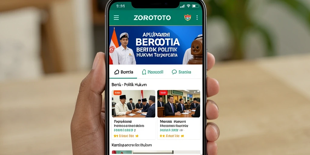 Tampilan antarmuka ZOROTOTO yang modern dan informatif.