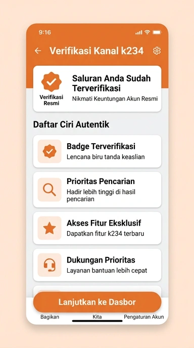 Halaman Resmi K234 untuk Aplikasi Android